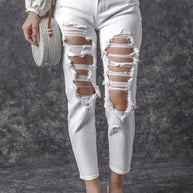 Distressed Jeans with Pockets