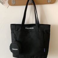 Canvas Tote Bag with Pouch