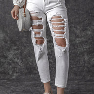 Distressed Jeans with Pockets