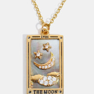 Tarot Card Pendant Stainless Steel Necklace