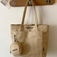 Canvas Tote Bag with Pouch