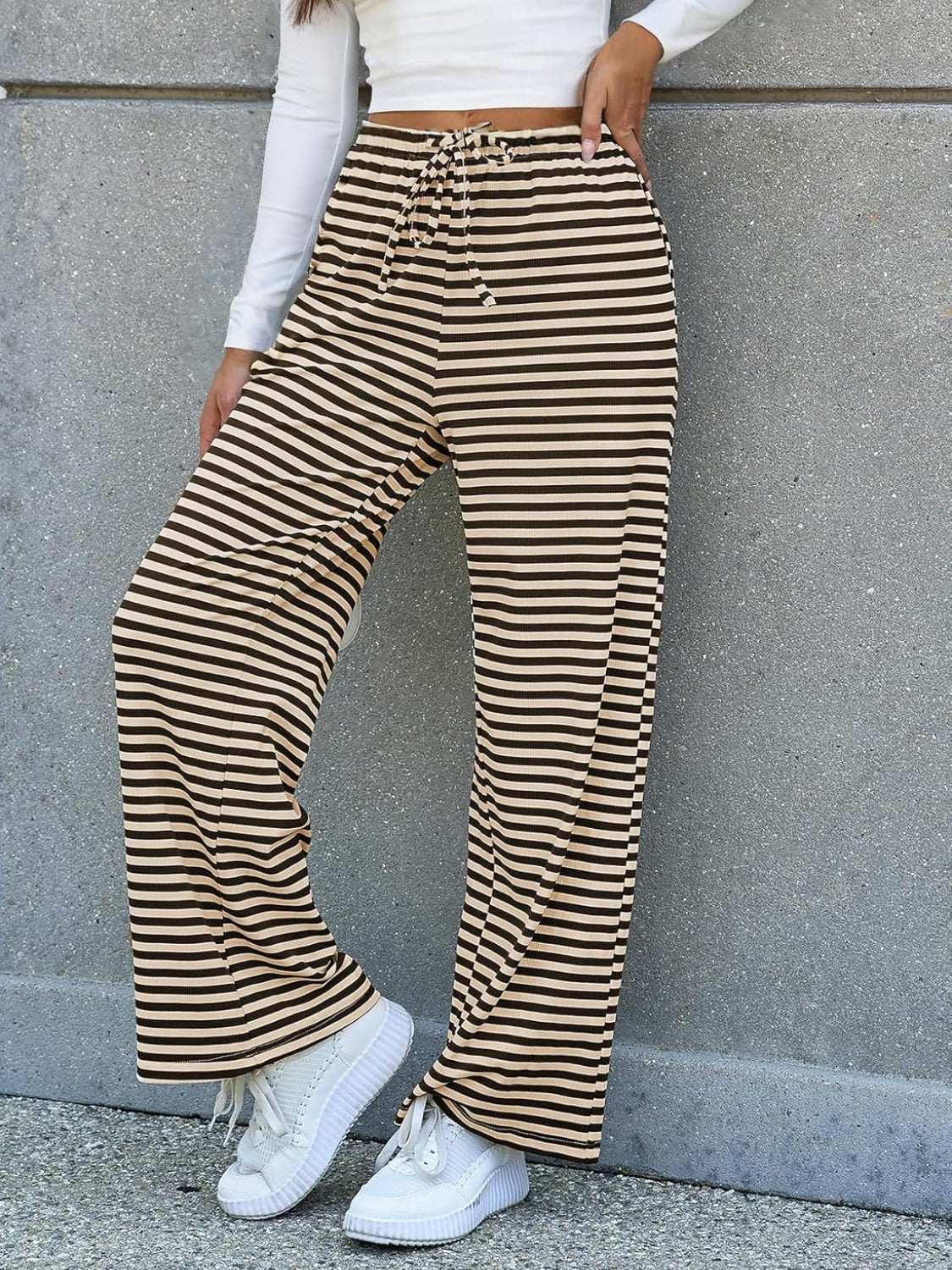 Lovelet Striped Wide Leg Pants