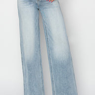 Risen Full Size High Rise Wide Leg Jeans