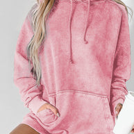 Drawstring Long Sleeve Oversize Hoodie