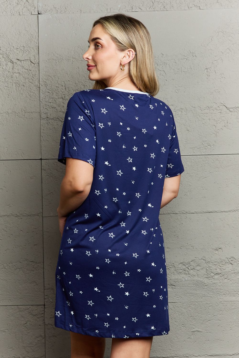 MOON NITE Quilted Quivers Button Down Sleepwear