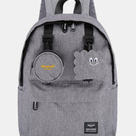 Himawari Waterproof Canvas Backpack Bag with Removable Coin Purse