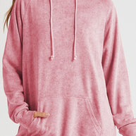 Drawstring Long Sleeve Oversize Hoodie