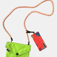 Himawari Solid Color Envelope Shape Crossbody Bag with Removable Strap