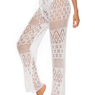 Cutout Straight Swim Pants