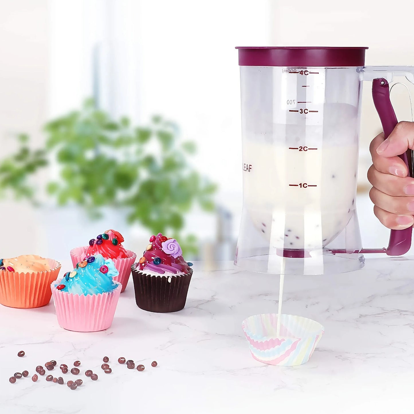 Pancake Paper Cupcake Batter Dispenser