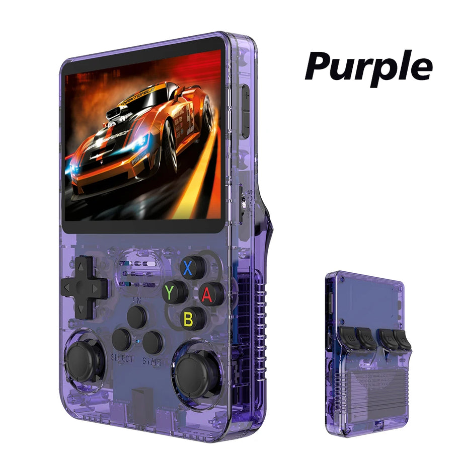 NEW R36S Retro Handheld Game Console Linux System 3.5 Inch IPS Screen Portable Pocket Video Player 64GB 128GB Games Kid Gift