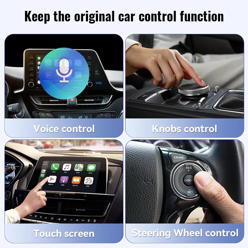 Mini Wireless Carplay and Android Auto Adapter