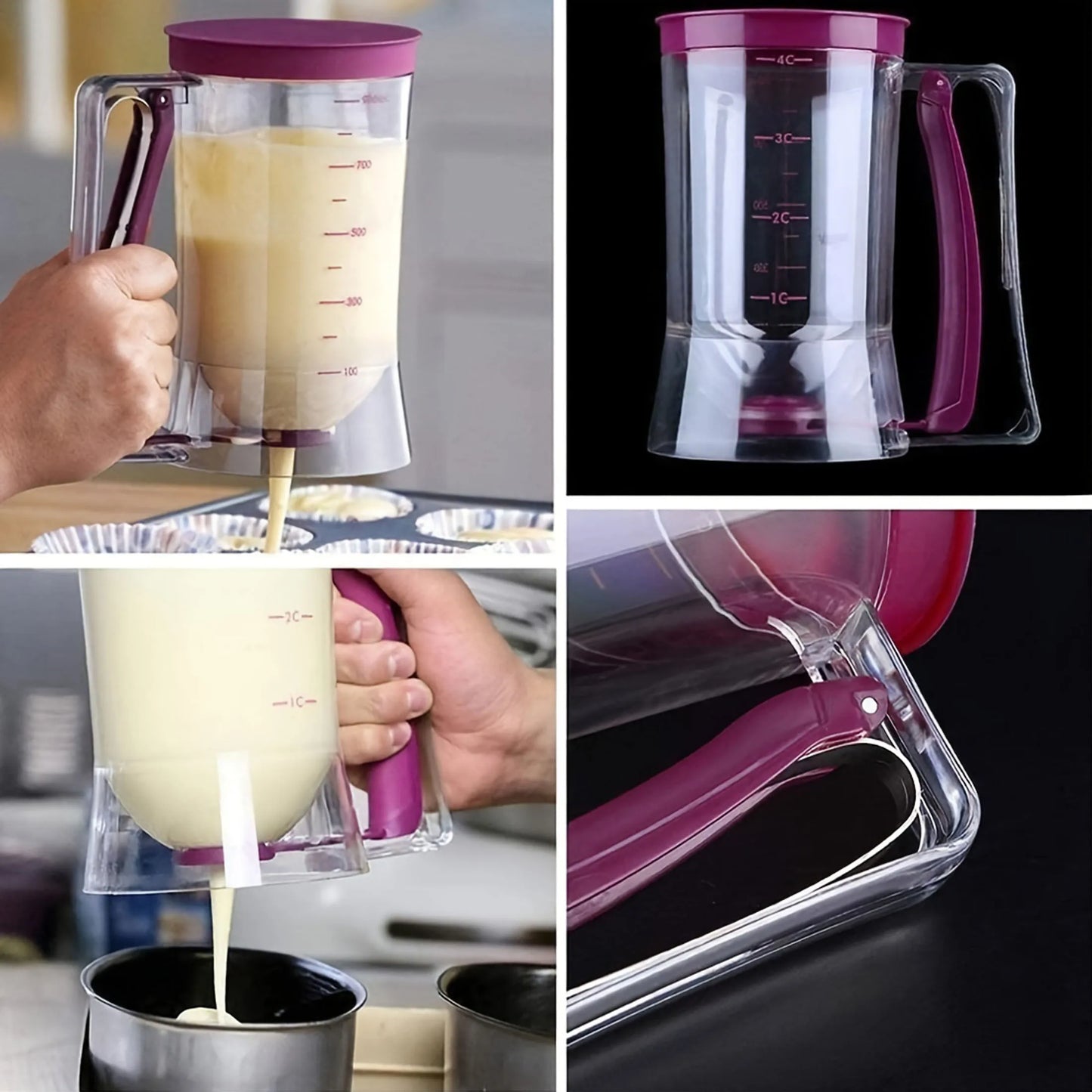 Pancake Paper Cupcake Batter Dispenser