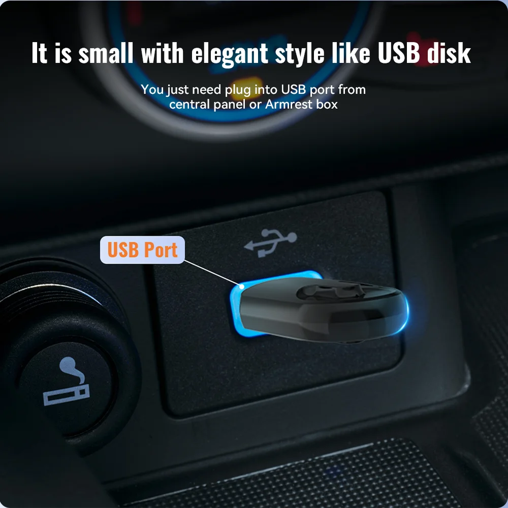 Mini Wireless Carplay and Android Auto Adapter