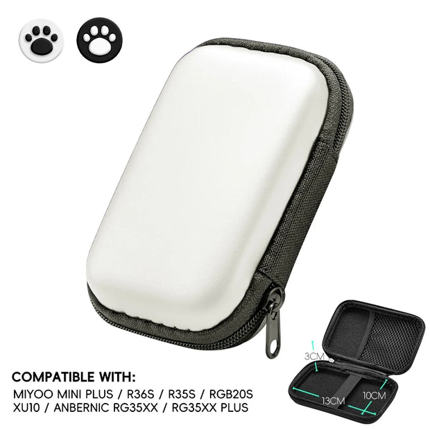 Data Frog for R36S Case Retro Video Game Bags EVA Cover Case for RG35XX R35S Miyoo Mini Plus Founded Protective Bag