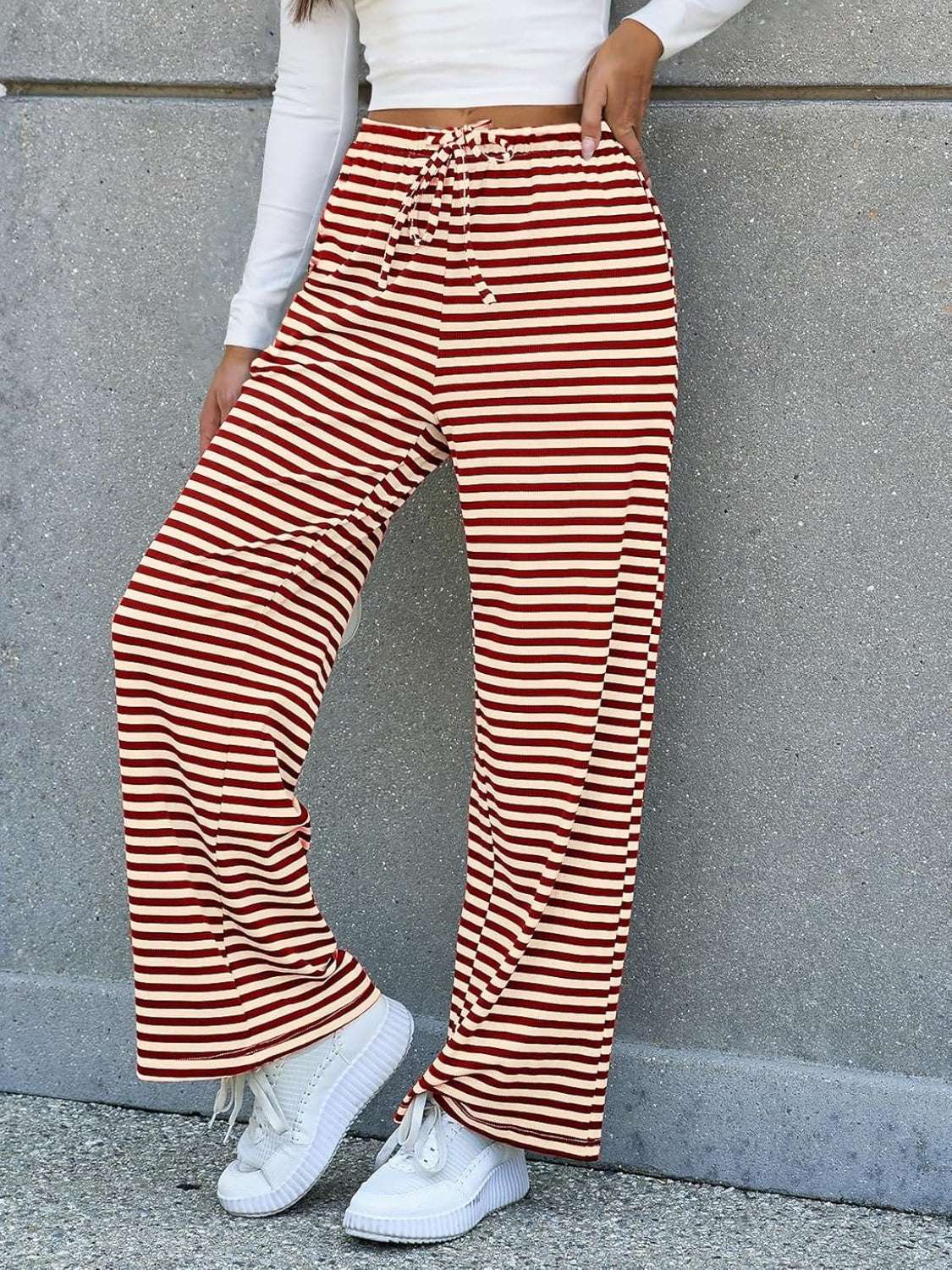 Lovelet Striped Wide Leg Pants