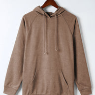 Drawstring Long Sleeve Oversize Hoodie