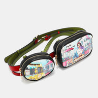 Nicole Lee USA Double Pouch Fanny Pack