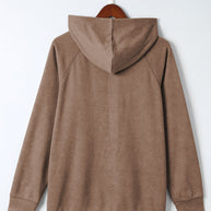 Drawstring Long Sleeve Oversize Hoodie