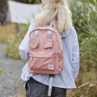 Himawari Waterproof Canvas Backpack Bag with Removable Coin Purse